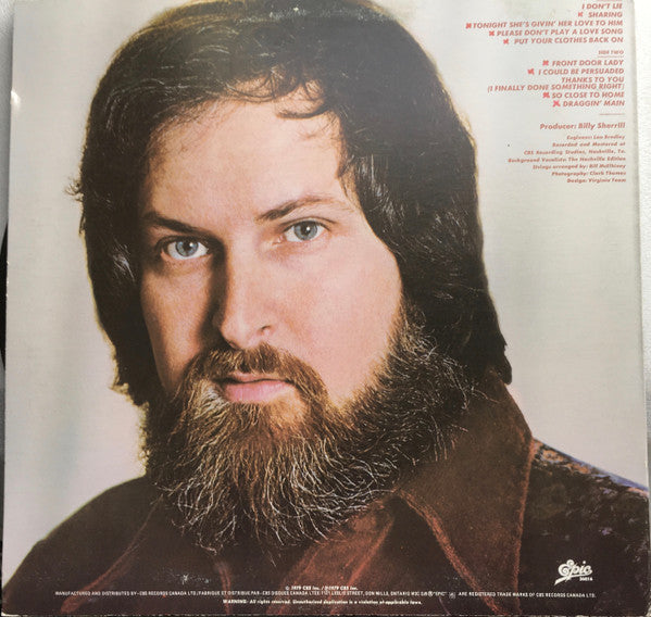 Joe Stampley : I Don't Lie (LP, Album)