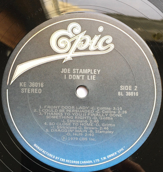 Joe Stampley : I Don't Lie (LP, Album)