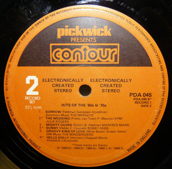 Various : Hits Of The 60's And 70's (2xLP, Comp)