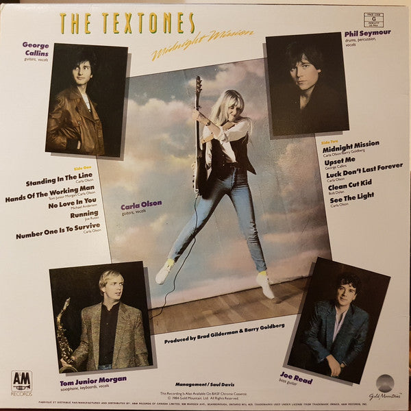The Textones : Midnight Mission (LP, Album)