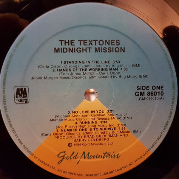 The Textones : Midnight Mission (LP, Album)