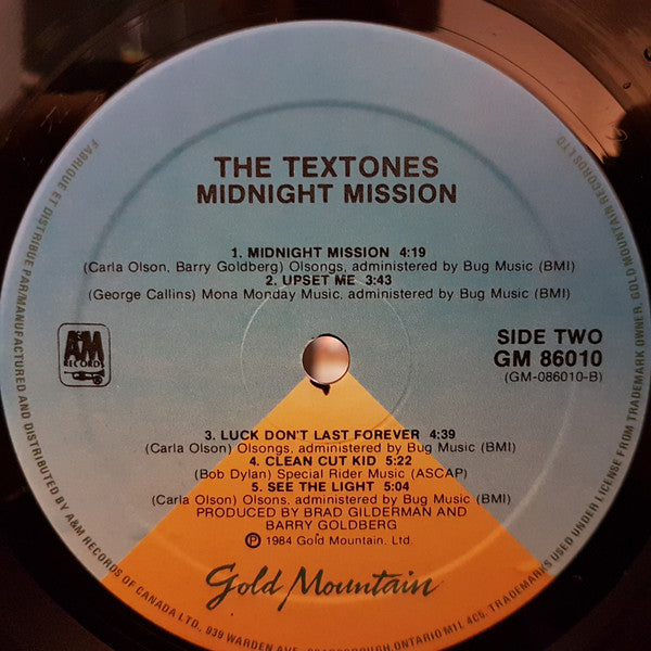 The Textones : Midnight Mission (LP, Album)