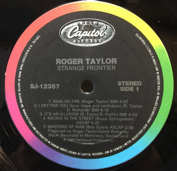 Roger Taylor : Strange Frontier (LP, Album)