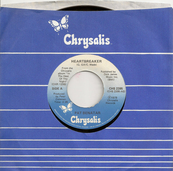Pat Benatar : Heartbreaker (7", Single)