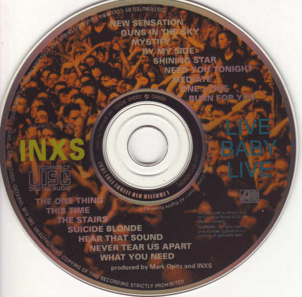 INXS : Live Baby Live (CD, Album, Club)