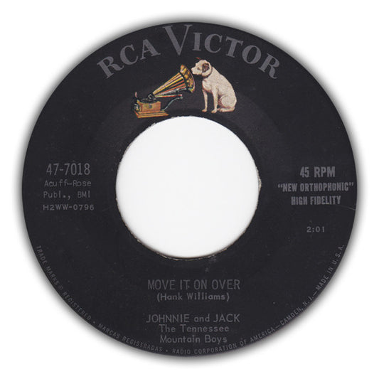 Johnnie And Jack : Move It On Over (7", Single)