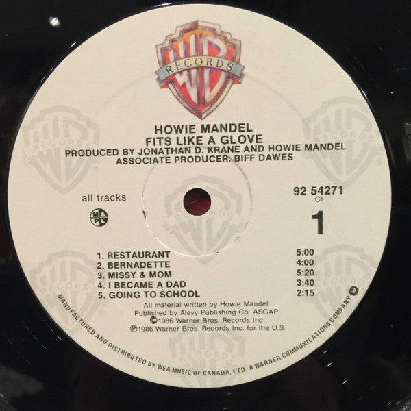 Howie Mandel : Fits Like A Glove (LP, Album)