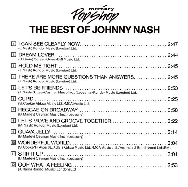 Johnny Nash : The Best Of (CD, Comp)