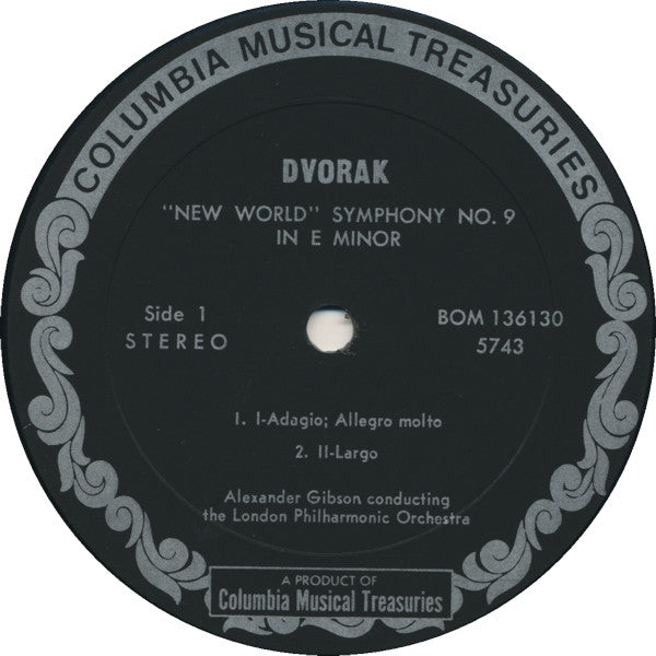 Antonín Dvořák, London Philharmonic Orchestra, Alexander Gibson : Symphony No. 9 In E Minor ("From The New World") (LP)