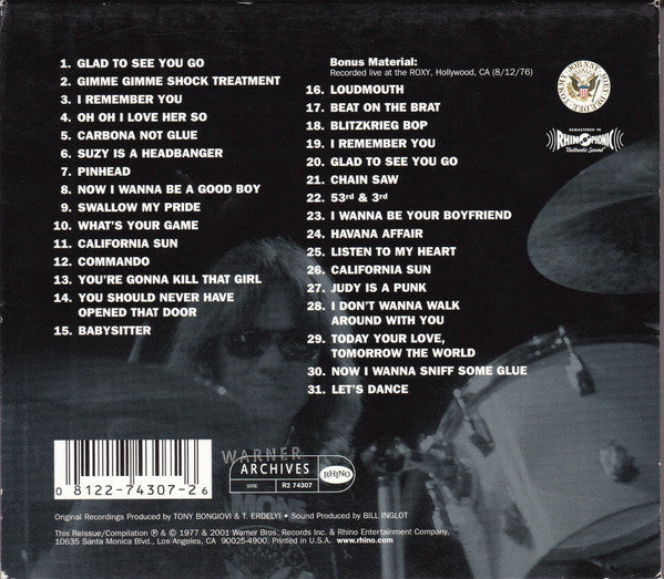 Ramones : Leave Home (CD, Album, RE, RM, RP)