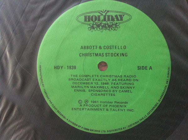 Abbott & Costello : Christmas Stocking (LP, Album)
