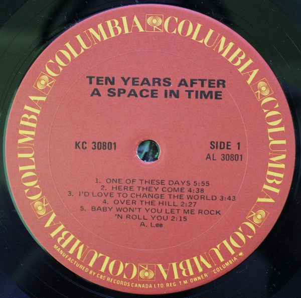 Ten Years After : A Space In Time (LP, Album, RE)