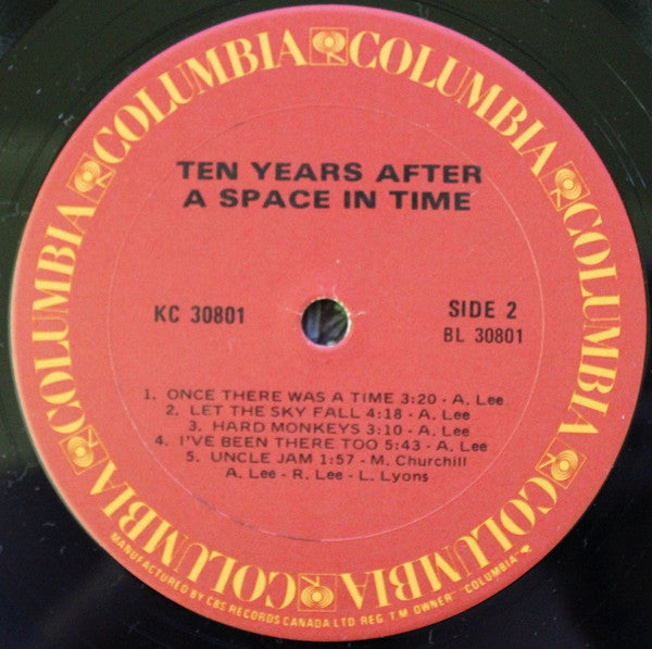 Ten Years After : A Space In Time (LP, Album, RE)