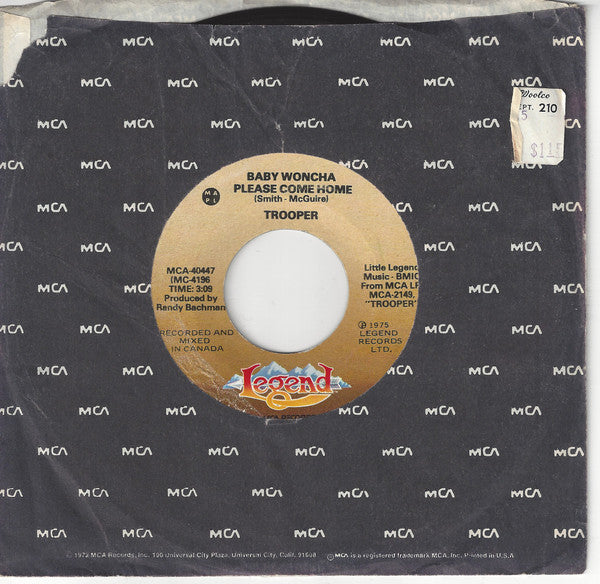Trooper (4) : Roller Rink (7", Single)