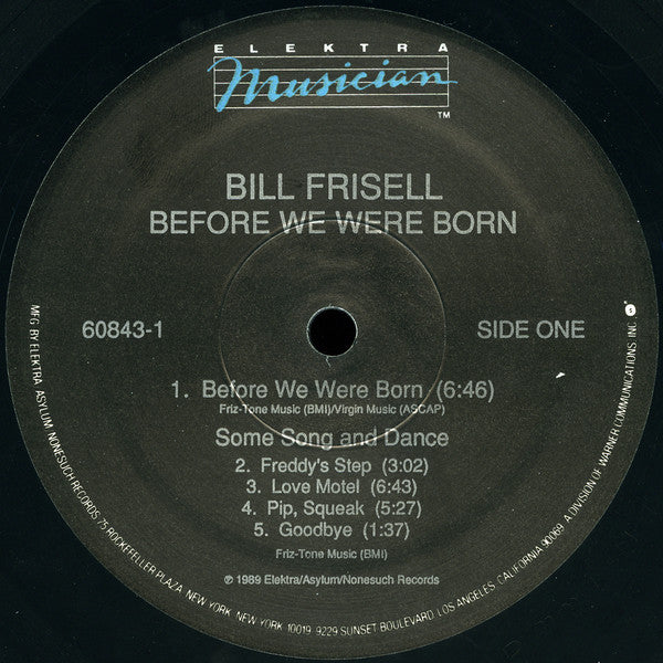 Bill Frisell : Before We Were Born (LP, Album)