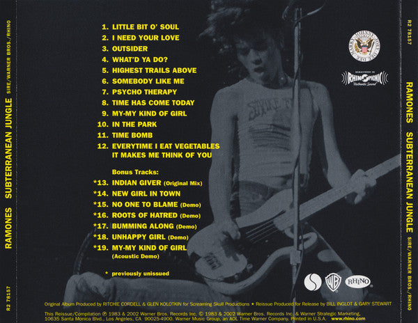 Ramones : Subterranean Jungle (CD, Album, RE, RM)