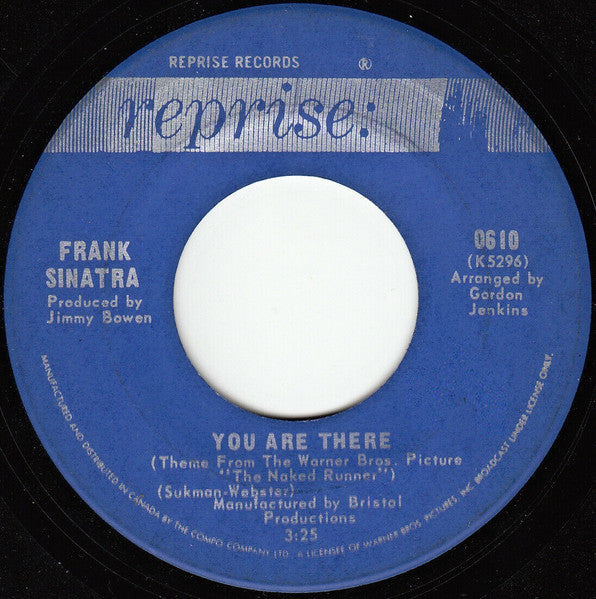 Frank Sinatra : The World We Knew (Over And Over) / You Are There (7")