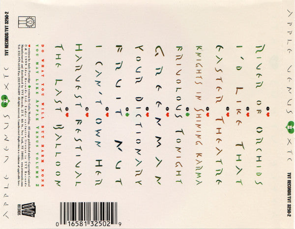 XTC : Apple Venus Volume 1 (CD, Album)