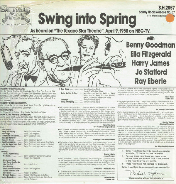 Various : Swing Into Spring (LP)
