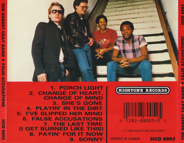 The Robert Cray Band : False Accusations (CD, Album)