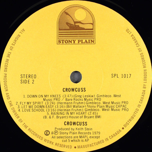 Crowcuss : Crowcuss (LP)