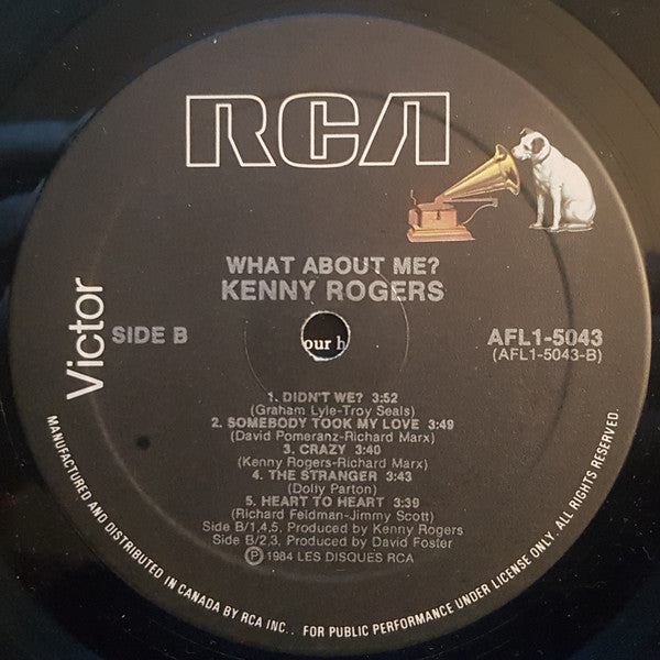 Kenny Rogers : What About Me? (LP, Album)