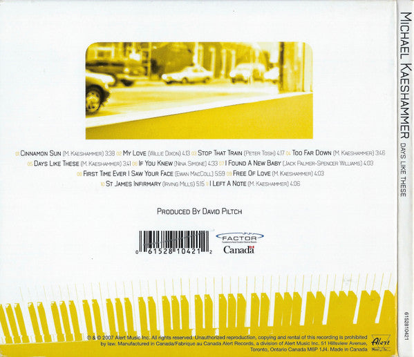 Michael Kaeshammer : Days Like These (CD, Album)