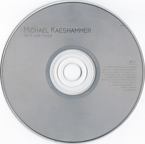 Michael Kaeshammer : Days Like These (CD, Album)