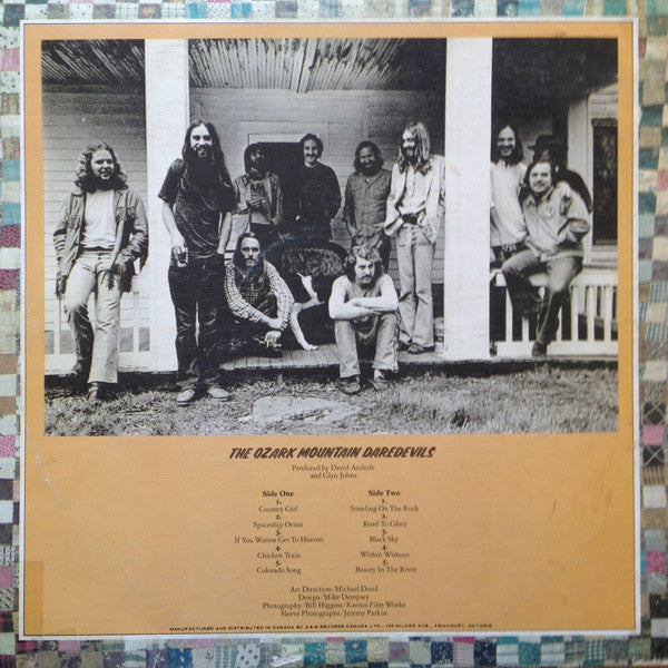 The Ozark Mountain Daredevils : The Ozark Mountain Daredevils (LP, Album, RP)