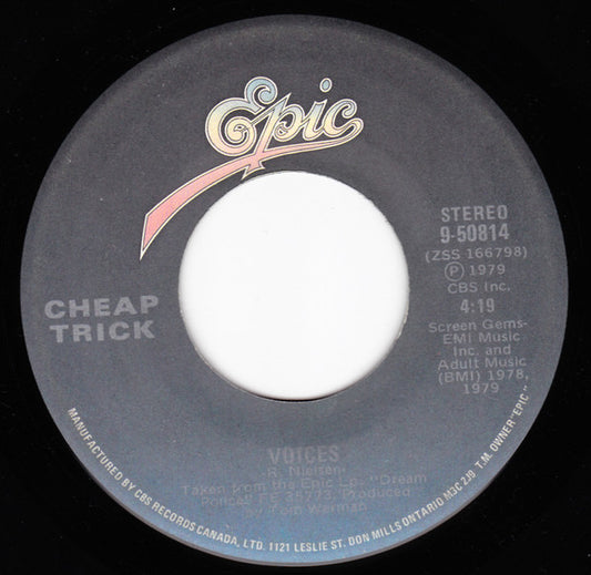 Cheap Trick : Voices (7", Single)