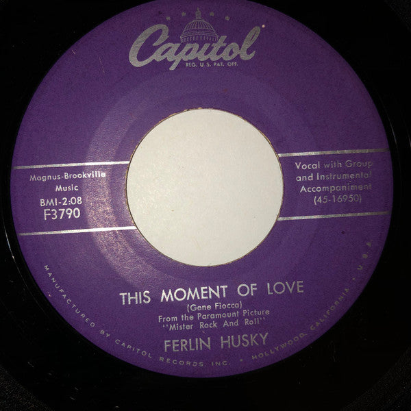 Ferlin Husky : This Moment Of Love (7", Single)
