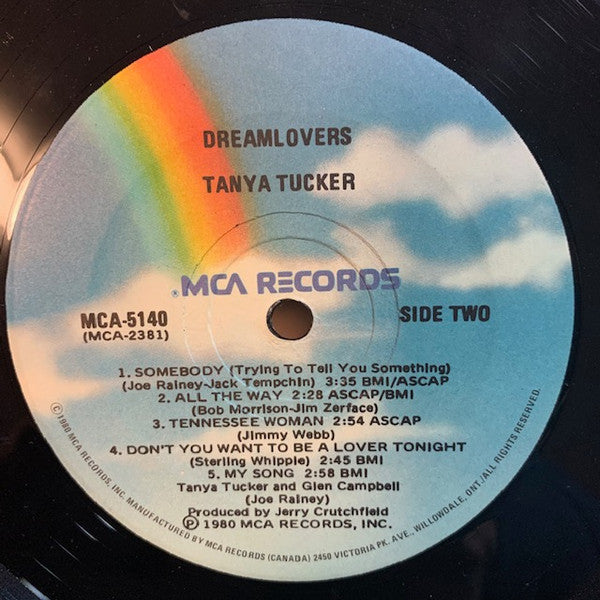 Tanya Tucker : Dreamlovers (LP, Album)