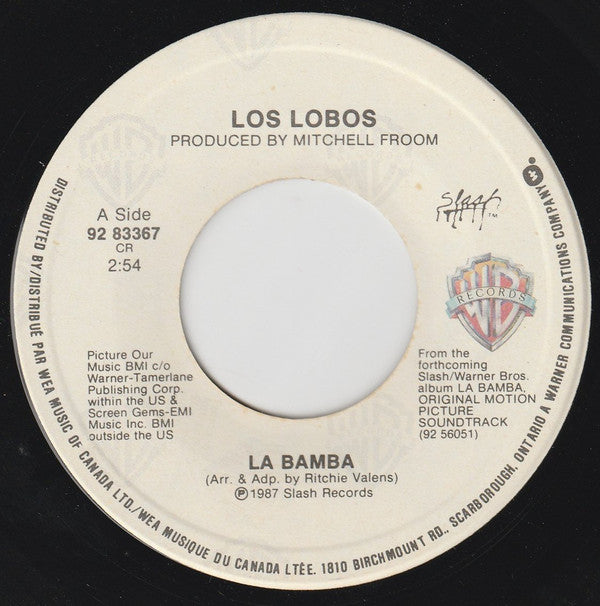 Los Lobos : La Bamba (7", Single)