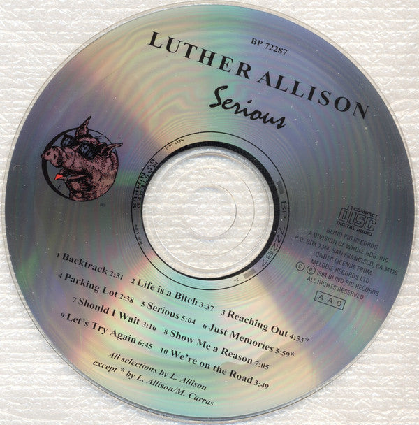 Luther Allison : Serious (CD, Album, RE, RM)