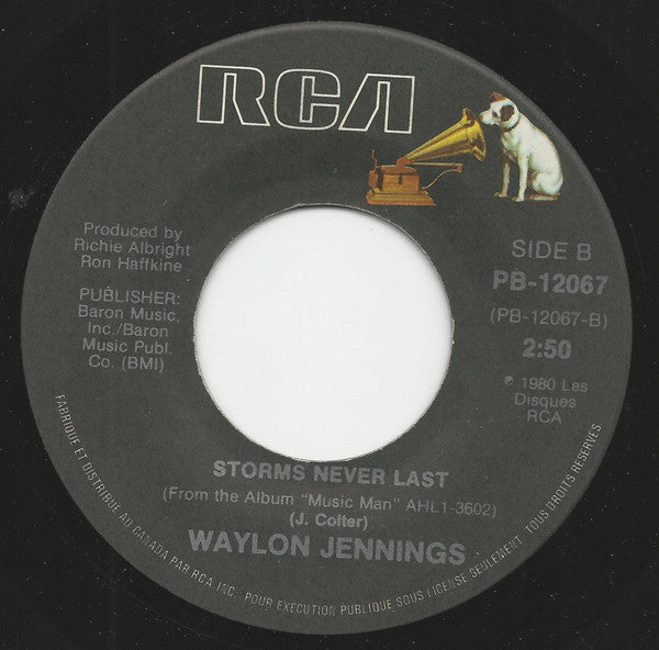 Waylon Jennings : The Dukes Of Hazzard (7", Single)