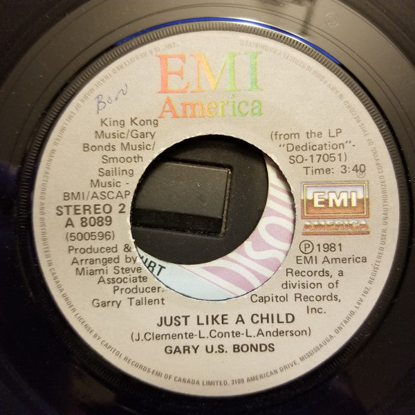 Gary U.S. Bonds : Jolé Blon (7")