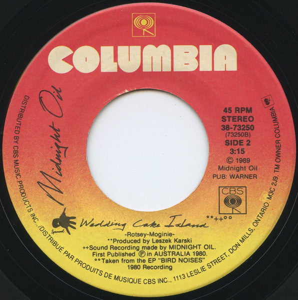 Midnight Oil : Blue Sky Mine (7")