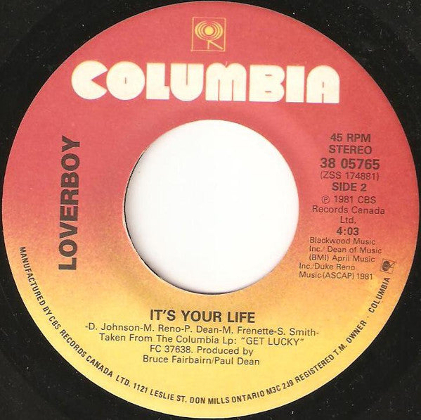 Loverboy : This Could Be The Night (7", Single)