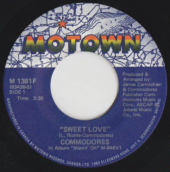 Commodores : Sweet Love (7")