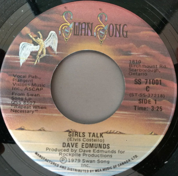 Dave Edmunds : Girls Talk (7")