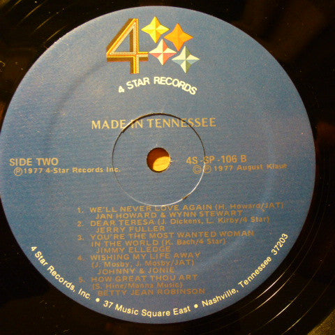 Various : Made In Tennessee (LP, Comp)
