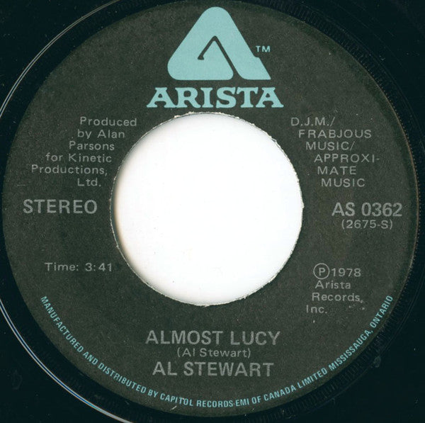 Al Stewart : Time Passages (7", Single)