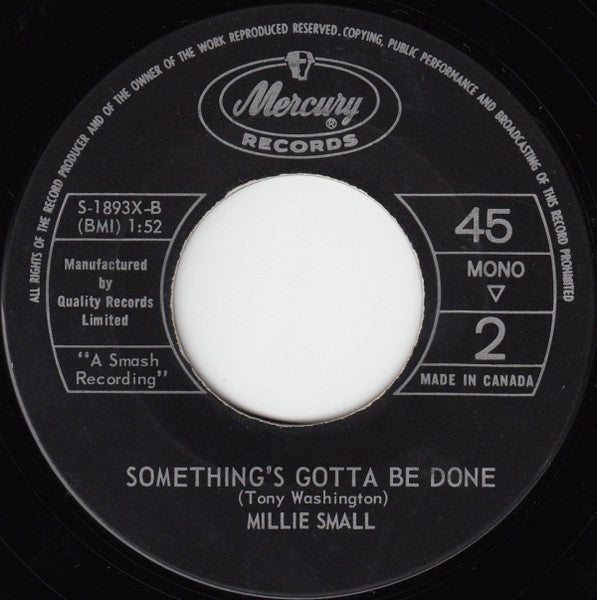 Millie Small : My Boy Lollipop (7", Single, Mono)