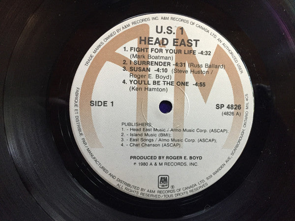 Head East : U.S. 1 (LP, Album)