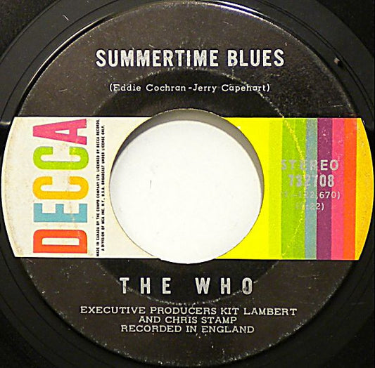 The Who : Summertime Blues (7")