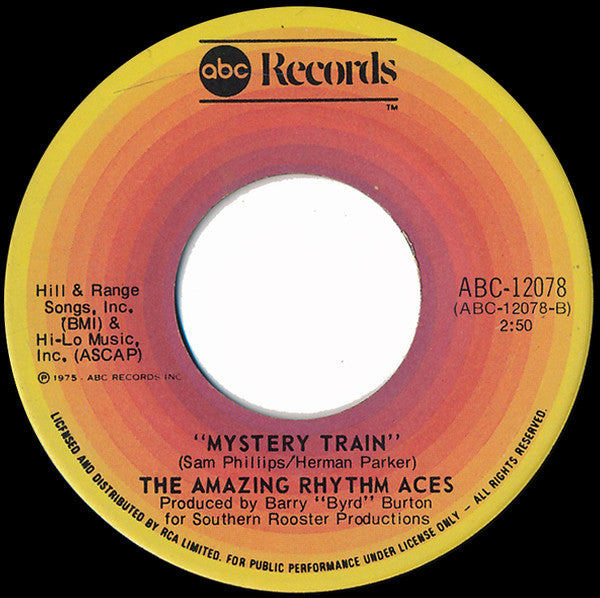 The Amazing Rhythm Aces : Third Rate Romance (7")