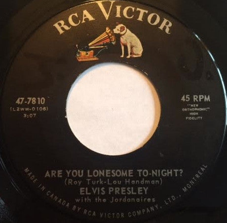 Elvis Presley : Are You Lonesome To-Night? / I Gotta Know (7", Single)