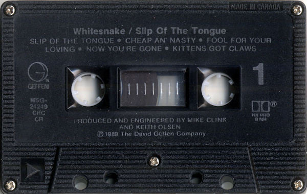Whitesnake : Slip Of The Tongue (Cass, Album, Club, Dol)