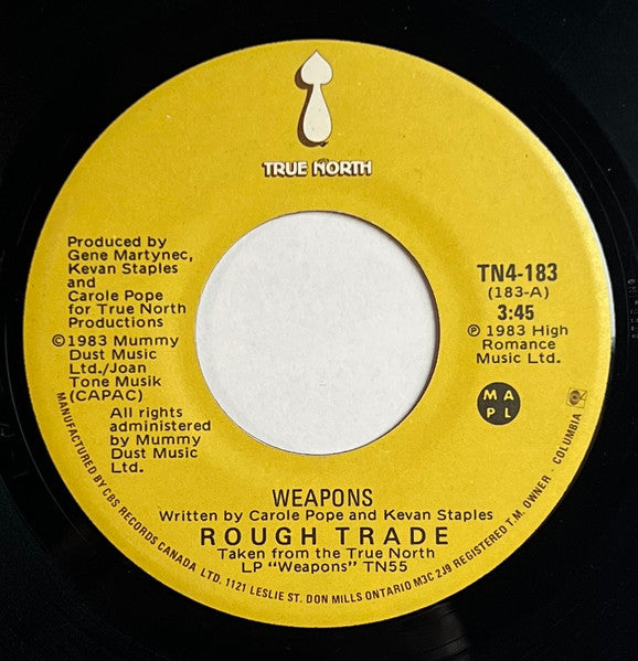 Rough Trade : Weapons (7", Single)