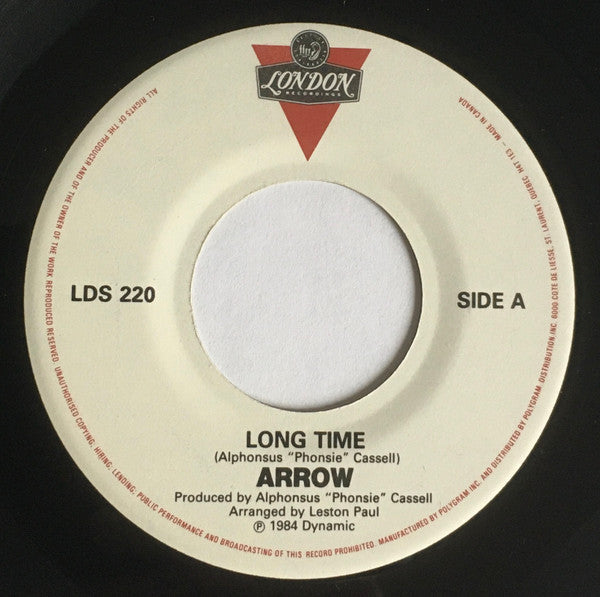 Arrow (2) : Long Time (7", Single)